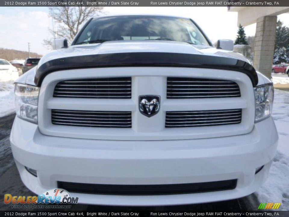 2012 Dodge Ram 1500 Sport Crew Cab 4x4 Bright White / Dark Slate Gray Photo #4