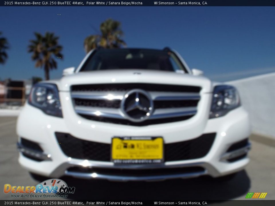 2015 Mercedes-Benz GLK 250 BlueTEC 4Matic Polar White / Sahara Beige/Mocha Photo #2