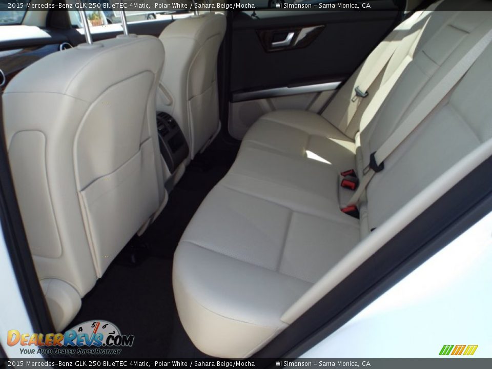 Rear Seat of 2015 Mercedes-Benz GLK 250 BlueTEC 4Matic Photo #8