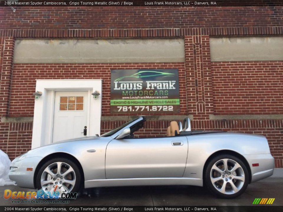 2004 Maserati Spyder Cambiocorsa Grigio Touring Metallic (Silver) / Beige Photo #1