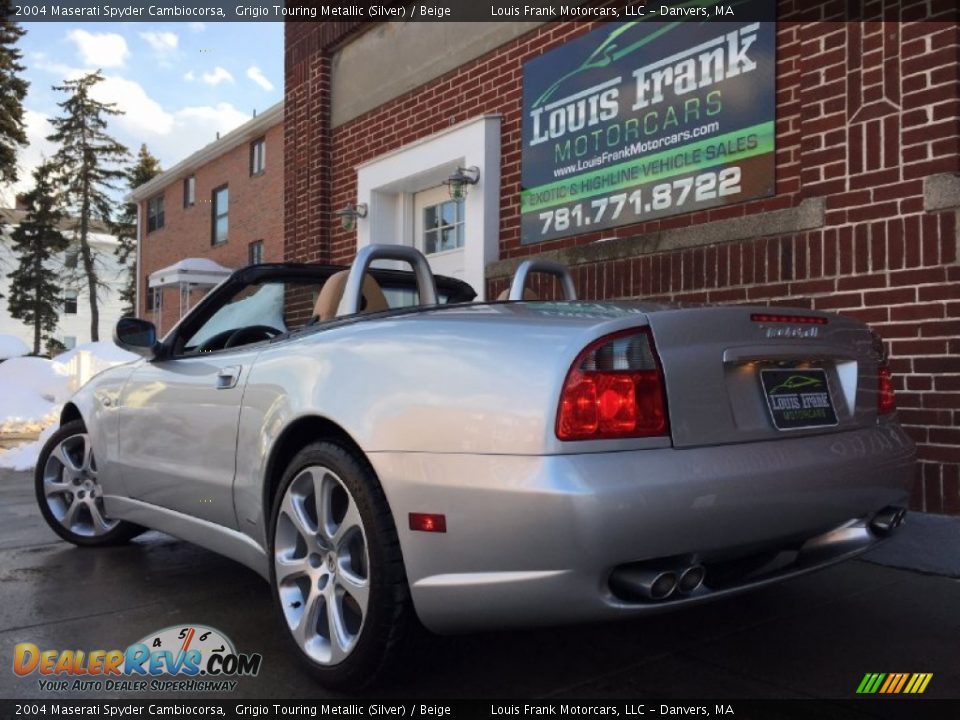 2004 Maserati Spyder Cambiocorsa Grigio Touring Metallic (Silver) / Beige Photo #3