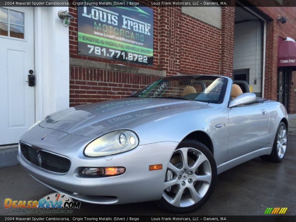 2004 Maserati Spyder Cambiocorsa Grigio Touring Metallic (Silver) / Beige Photo #4