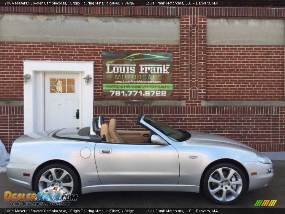 2004 Maserati Spyder Cambiocorsa Grigio Touring Metallic (Silver) / Beige Photo #6