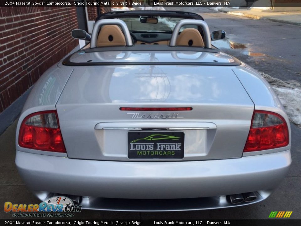 2004 Maserati Spyder Cambiocorsa Grigio Touring Metallic (Silver) / Beige Photo #8