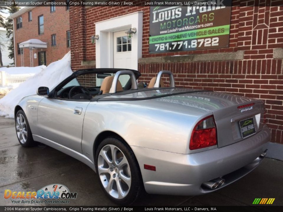 2004 Maserati Spyder Cambiocorsa Grigio Touring Metallic (Silver) / Beige Photo #11