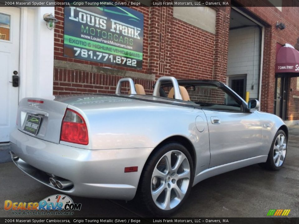 2004 Maserati Spyder Cambiocorsa Grigio Touring Metallic (Silver) / Beige Photo #12