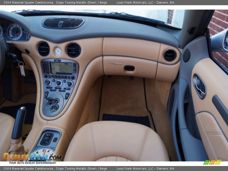 2004 Maserati Spyder Cambiocorsa Grigio Touring Metallic (Silver) / Beige Photo #19
