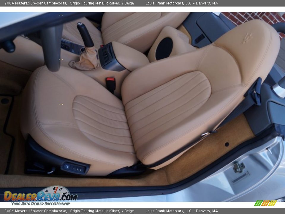 2004 Maserati Spyder Cambiocorsa Grigio Touring Metallic (Silver) / Beige Photo #23