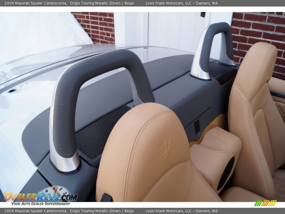 2004 Maserati Spyder Cambiocorsa Grigio Touring Metallic (Silver) / Beige Photo #26