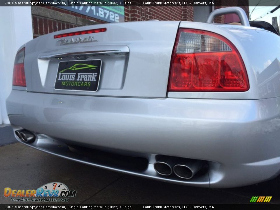 2004 Maserati Spyder Cambiocorsa Grigio Touring Metallic (Silver) / Beige Photo #31