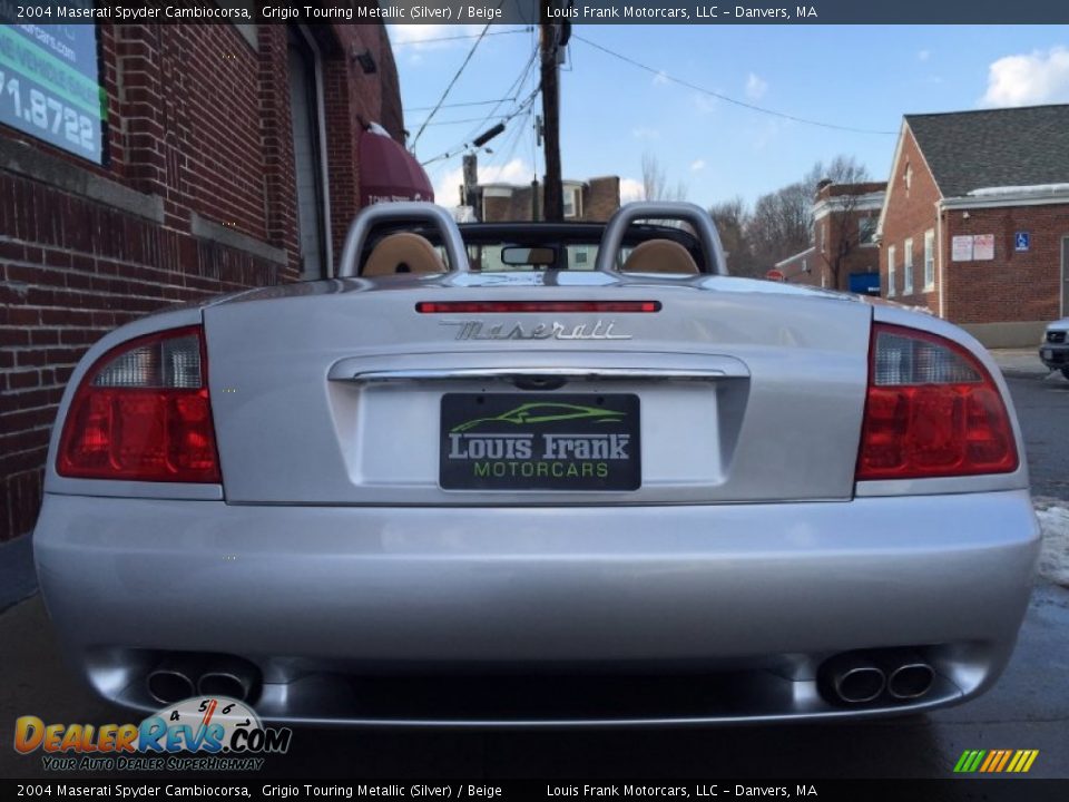 2004 Maserati Spyder Cambiocorsa Grigio Touring Metallic (Silver) / Beige Photo #32