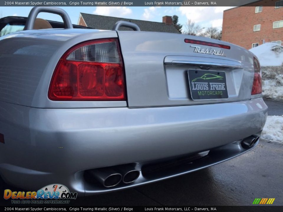 2004 Maserati Spyder Cambiocorsa Grigio Touring Metallic (Silver) / Beige Photo #33