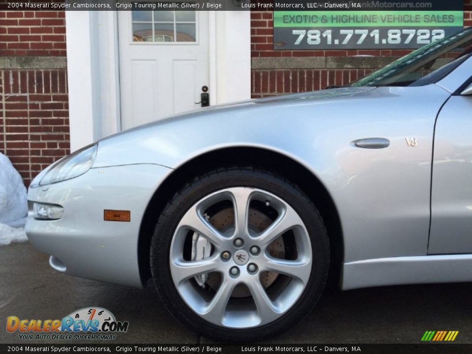 2004 Maserati Spyder Cambiocorsa Grigio Touring Metallic (Silver) / Beige Photo #34