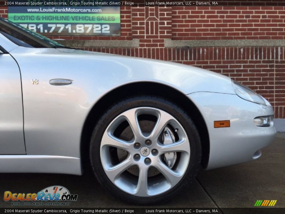 2004 Maserati Spyder Cambiocorsa Grigio Touring Metallic (Silver) / Beige Photo #35