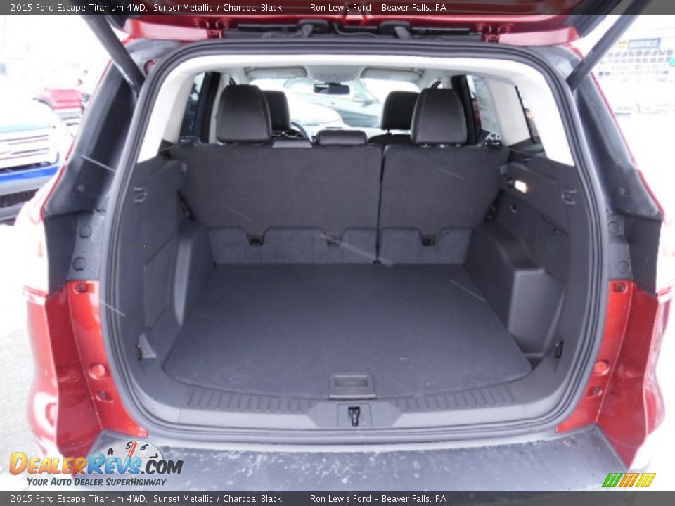 2015 Ford Escape Titanium 4WD Sunset Metallic / Charcoal Black Photo #8