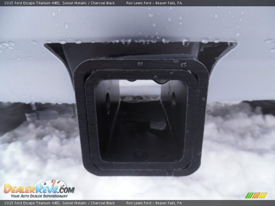 2015 Ford Escape Titanium 4WD Sunset Metallic / Charcoal Black Photo #9