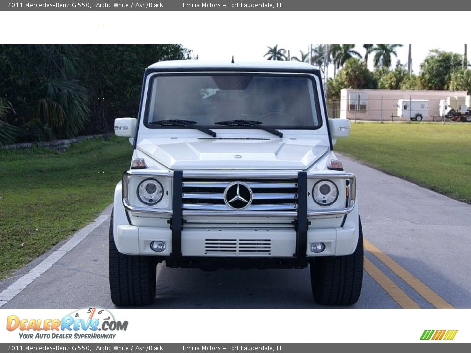 2011 Mercedes-Benz G 550 Arctic White / Ash/Black Photo #3