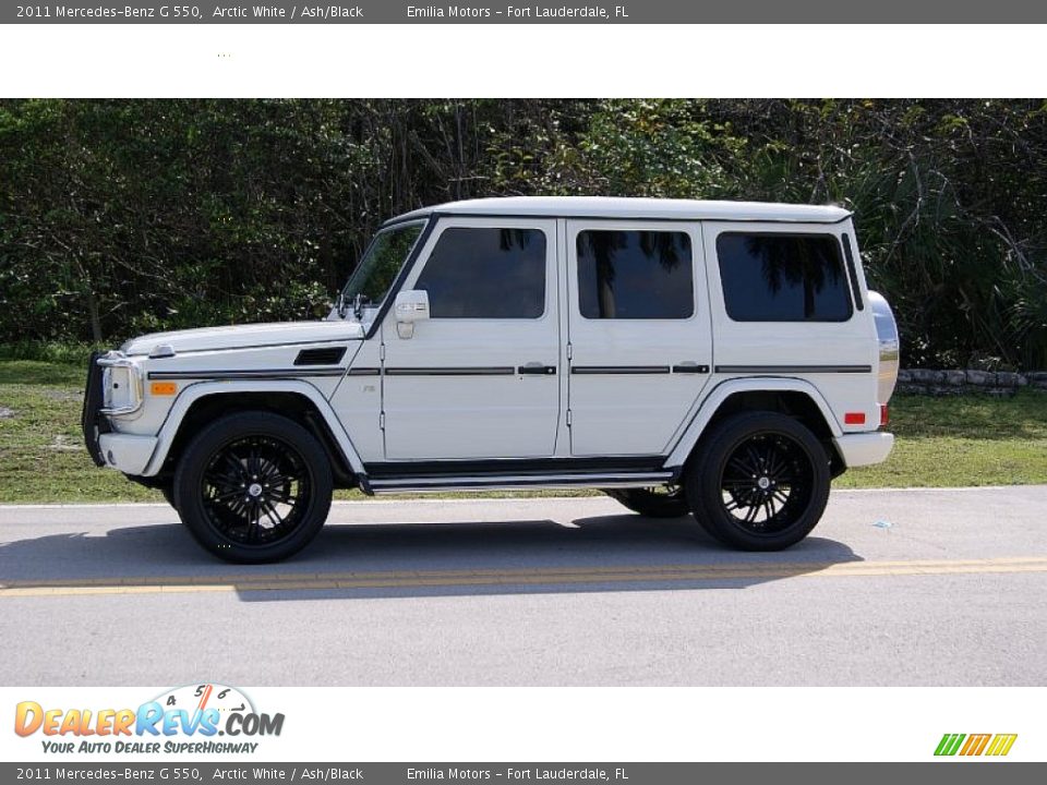 2011 Mercedes-Benz G 550 Arctic White / Ash/Black Photo #5
