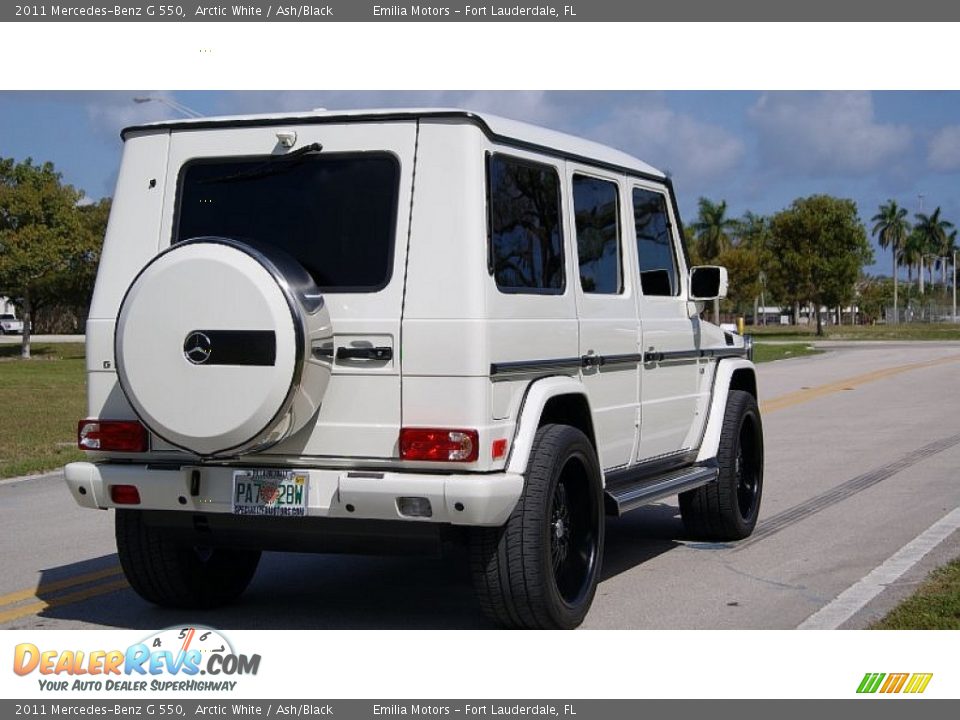 2011 Mercedes-Benz G 550 Arctic White / Ash/Black Photo #9
