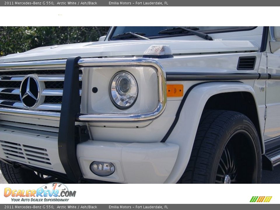 2011 Mercedes-Benz G 550 Arctic White / Ash/Black Photo #15