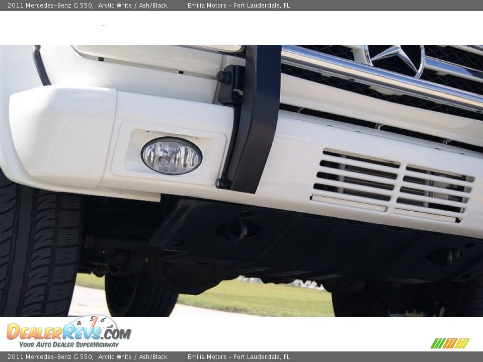 2011 Mercedes-Benz G 550 Arctic White / Ash/Black Photo #18