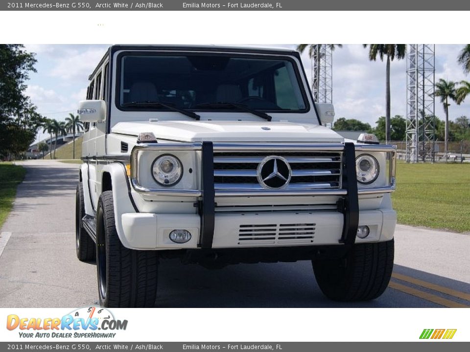 2011 Mercedes-Benz G 550 Arctic White / Ash/Black Photo #20