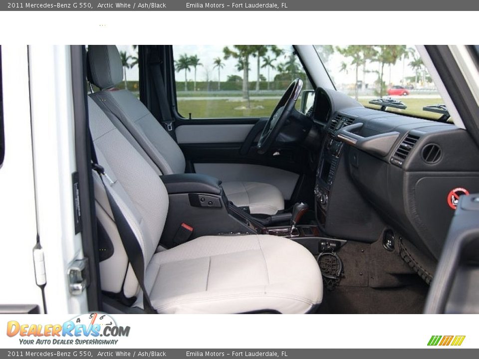 2011 Mercedes-Benz G 550 Arctic White / Ash/Black Photo #33