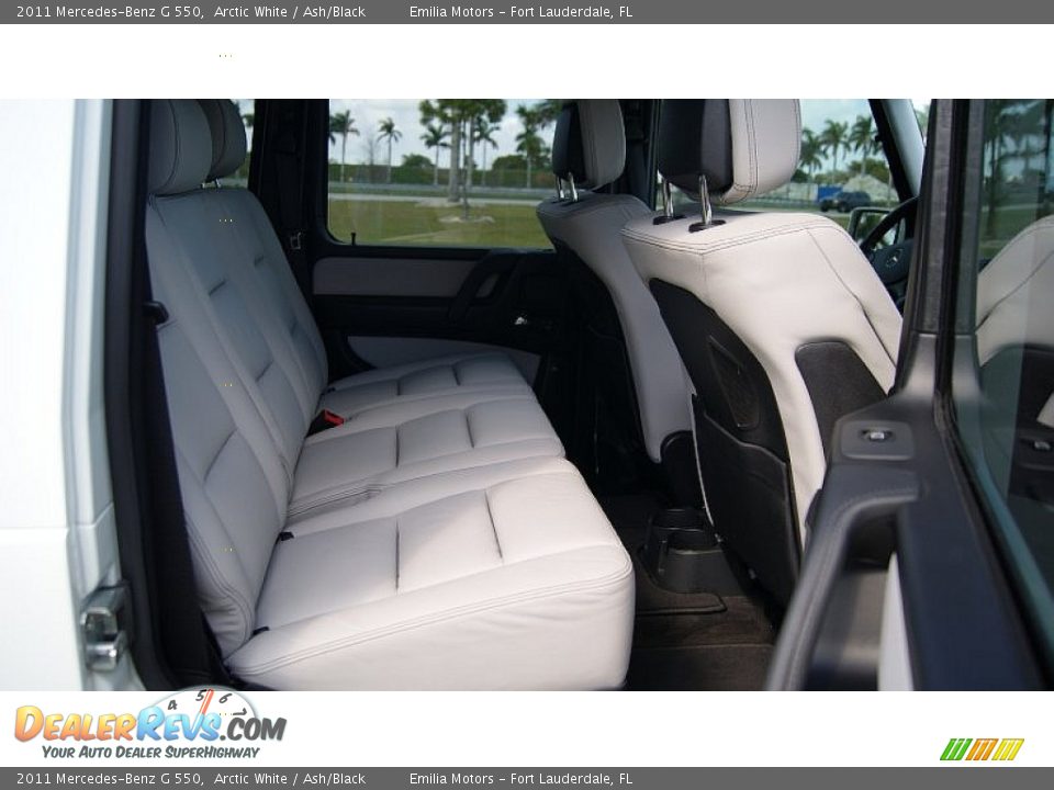 2011 Mercedes-Benz G 550 Arctic White / Ash/Black Photo #34