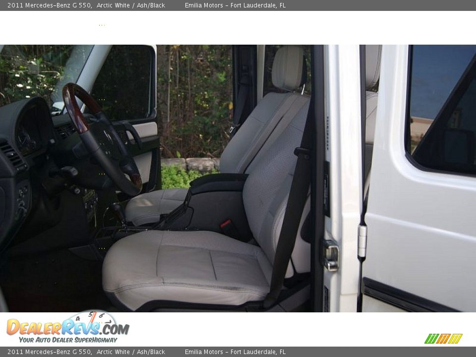 2011 Mercedes-Benz G 550 Arctic White / Ash/Black Photo #44