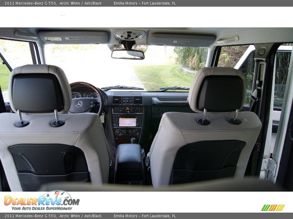 2011 Mercedes-Benz G 550 Arctic White / Ash/Black Photo #46