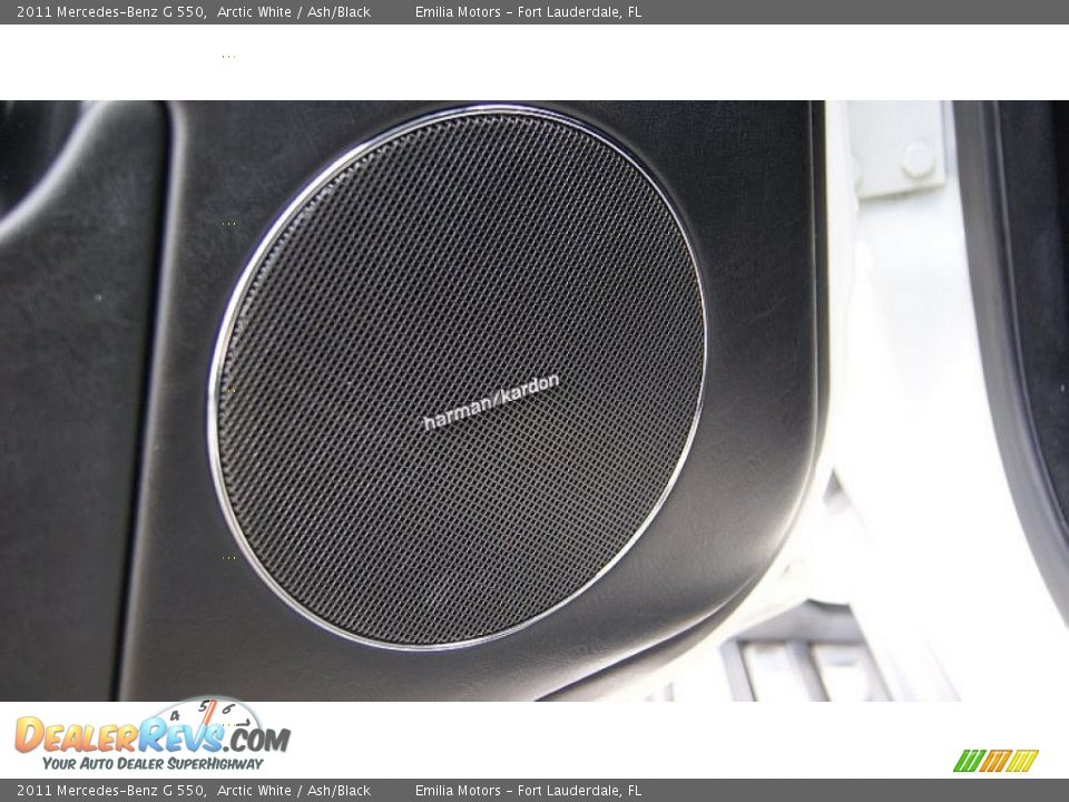 2011 Mercedes-Benz G 550 Arctic White / Ash/Black Photo #47