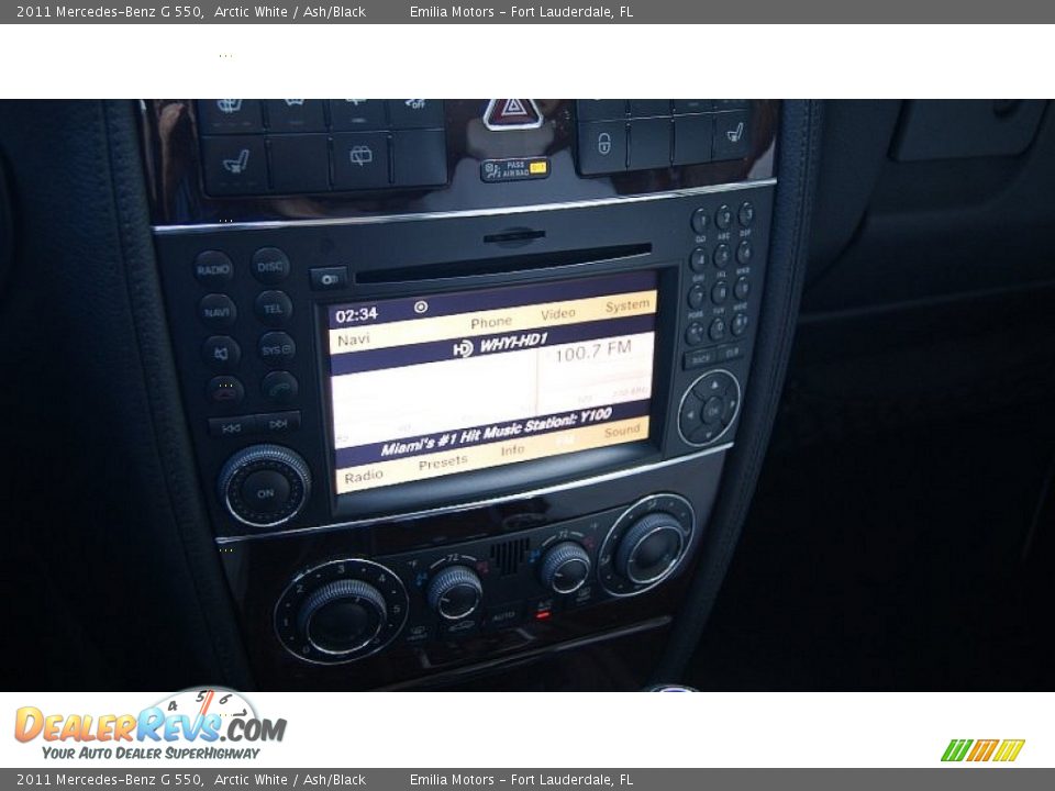 2011 Mercedes-Benz G 550 Arctic White / Ash/Black Photo #50