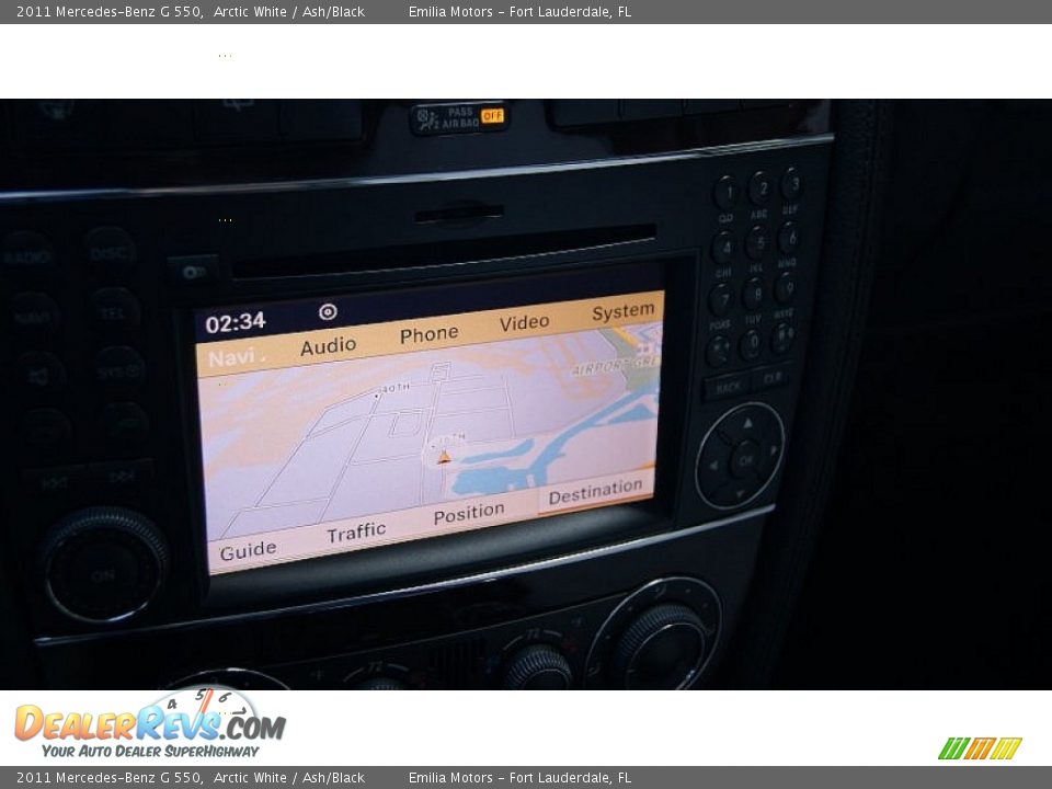 2011 Mercedes-Benz G 550 Arctic White / Ash/Black Photo #53