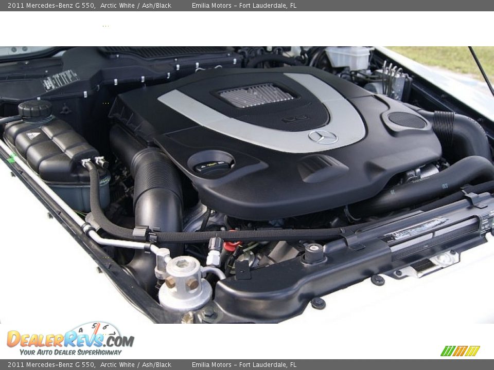 2011 Mercedes-Benz G 550 Arctic White / Ash/Black Photo #58