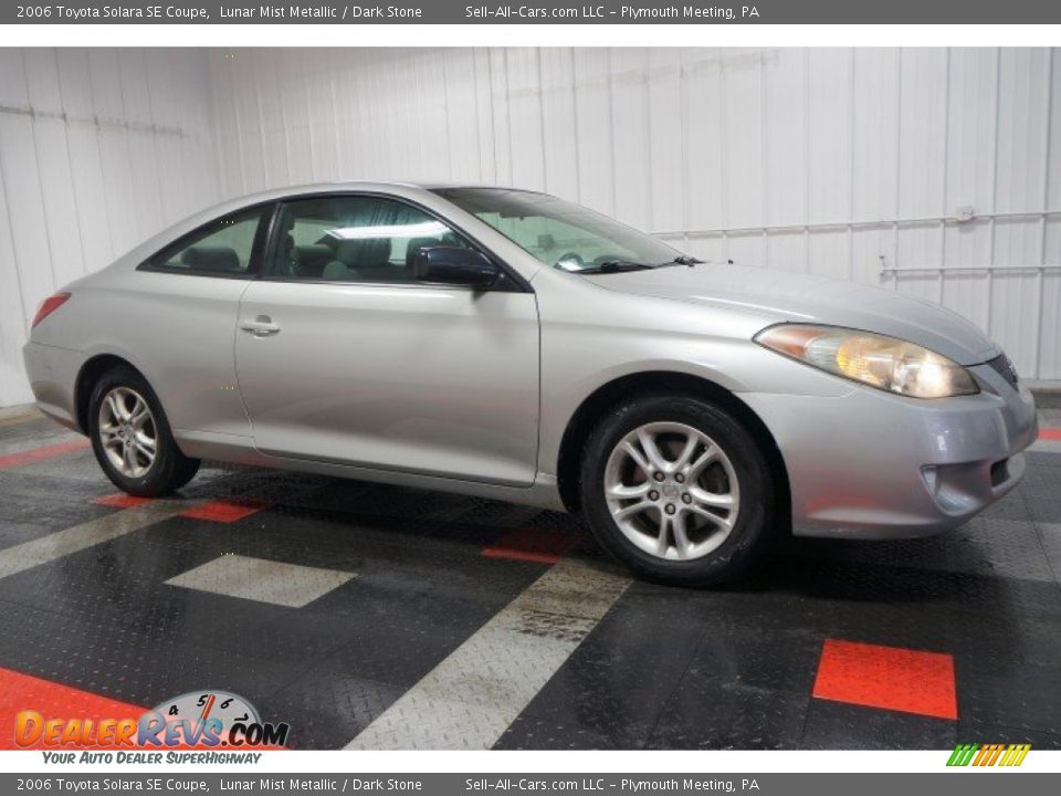 2006 Toyota Solara SE Coupe Lunar Mist Metallic / Dark Stone Photo #6