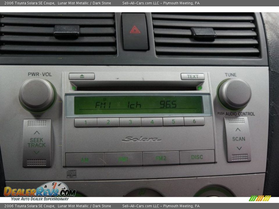 2006 Toyota Solara SE Coupe Lunar Mist Metallic / Dark Stone Photo #27