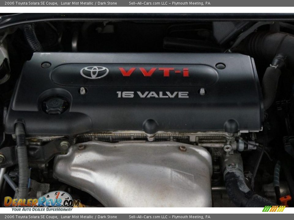2006 Toyota Solara SE Coupe Lunar Mist Metallic / Dark Stone Photo #32