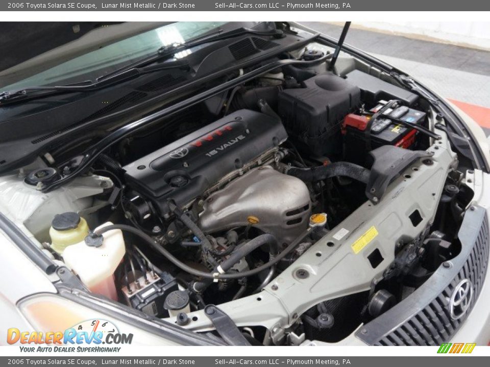 2006 Toyota Solara SE Coupe Lunar Mist Metallic / Dark Stone Photo #33