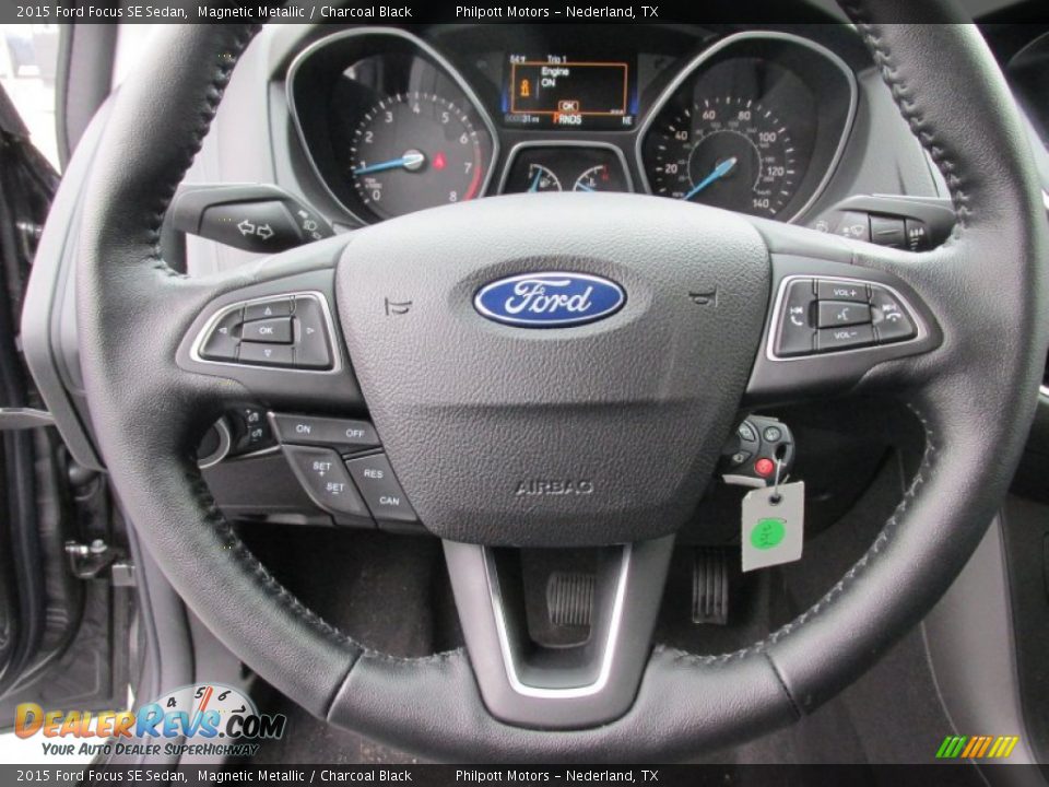 2015 Ford Focus SE Sedan Steering Wheel Photo #29