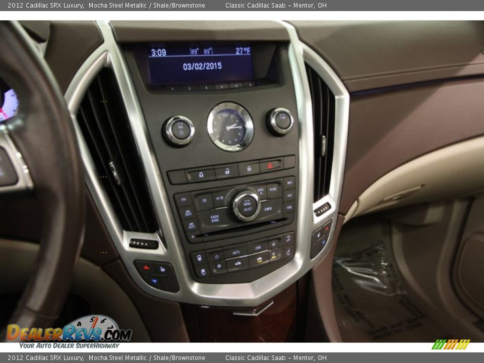 2012 Cadillac SRX Luxury Mocha Steel Metallic / Shale/Brownstone Photo #11