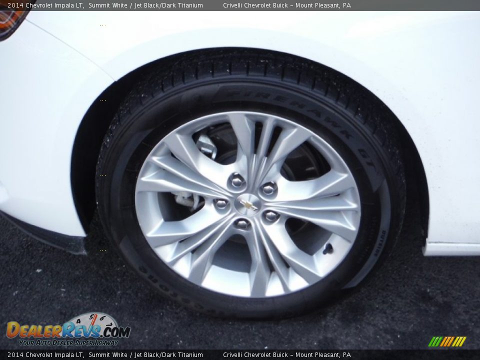 2014 Chevrolet Impala LT Summit White / Jet Black/Dark Titanium Photo #3