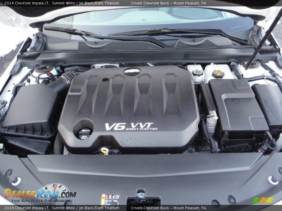 2014 Chevrolet Impala LT Summit White / Jet Black/Dark Titanium Photo #10