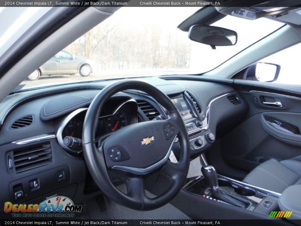 2014 Chevrolet Impala LT Summit White / Jet Black/Dark Titanium Photo #14