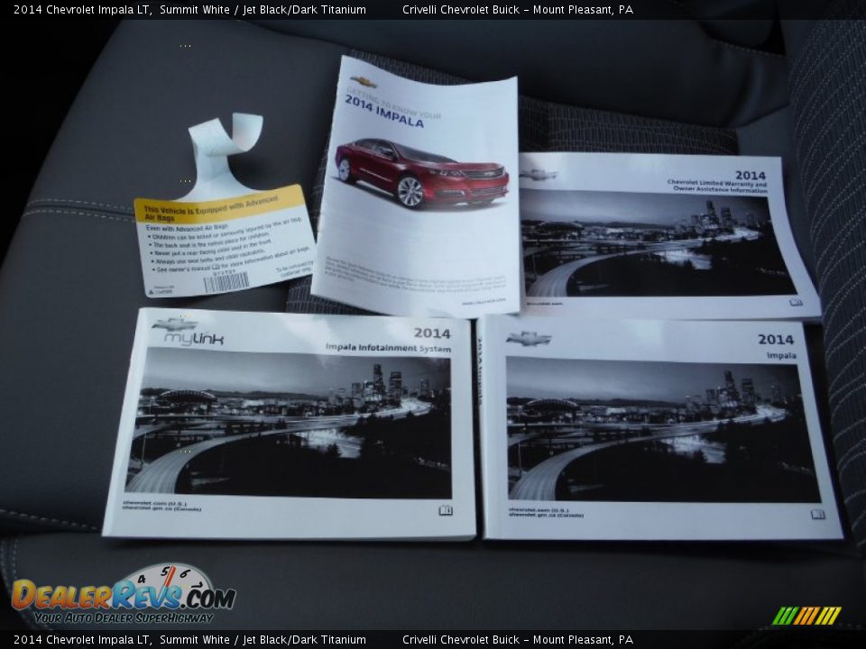2014 Chevrolet Impala LT Summit White / Jet Black/Dark Titanium Photo #30
