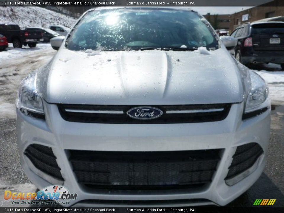 2015 Ford Escape SE 4WD Ingot Silver Metallic / Charcoal Black Photo #6