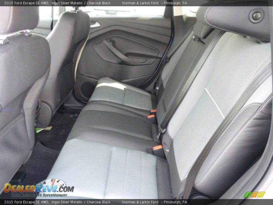2015 Ford Escape SE 4WD Ingot Silver Metallic / Charcoal Black Photo #9