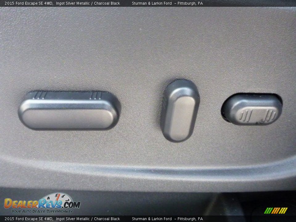 2015 Ford Escape SE 4WD Ingot Silver Metallic / Charcoal Black Photo #12