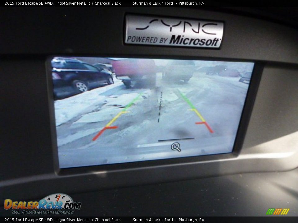 2015 Ford Escape SE 4WD Ingot Silver Metallic / Charcoal Black Photo #13