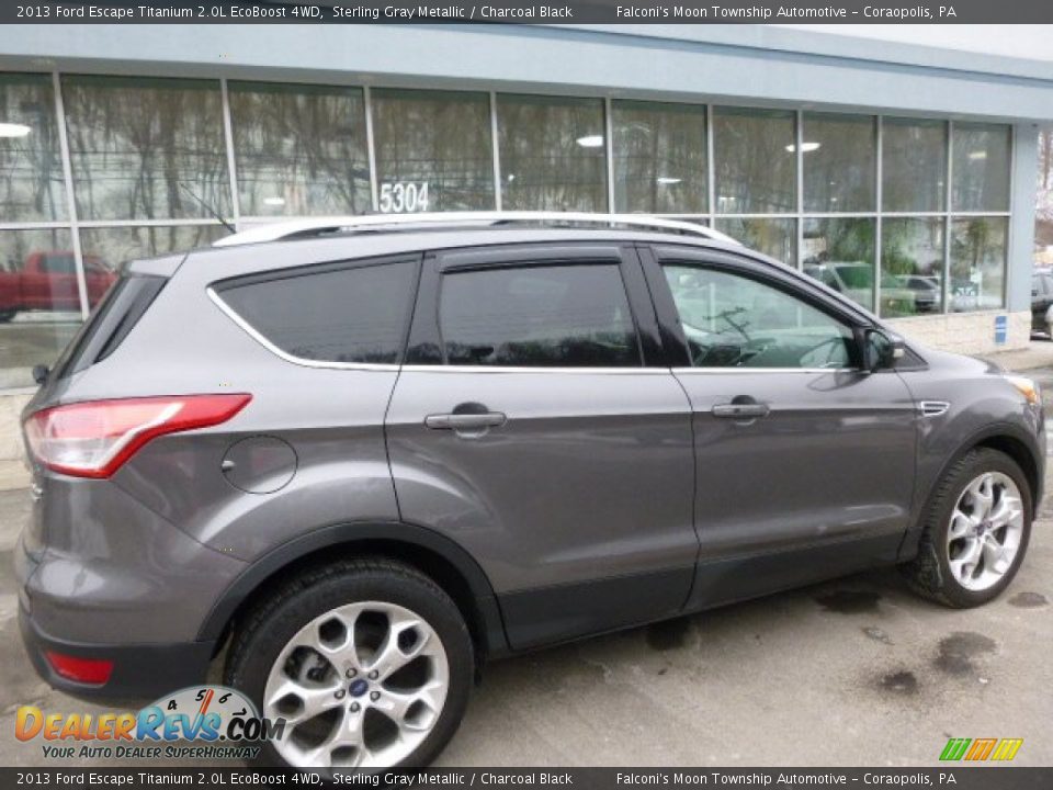 2013 Ford Escape Titanium 2.0L EcoBoost 4WD Sterling Gray Metallic / Charcoal Black Photo #2