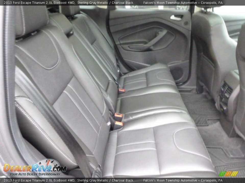 2013 Ford Escape Titanium 2.0L EcoBoost 4WD Sterling Gray Metallic / Charcoal Black Photo #11